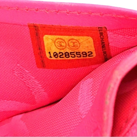 CHANEL Vintage Combon Line Lambskin Long Bifold Wallet Black - Rank B+ - Picture 6 of 11